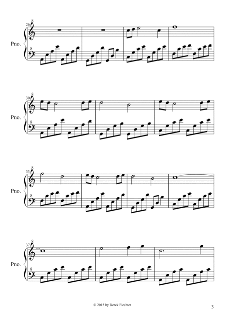 Sylvan Elves Sylvan Elves Piano Solo scores gallery preview page 3