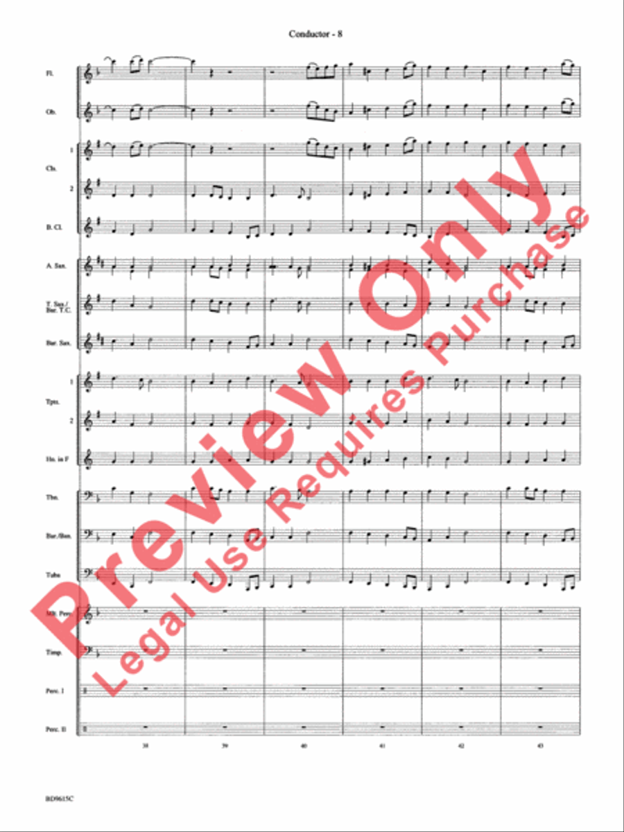 Angels We Have Heard on High Concert Band scores gallery preview page 11