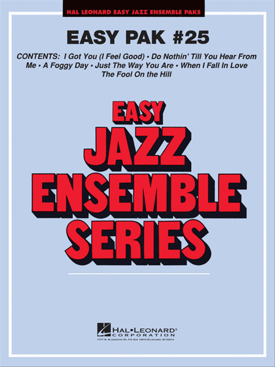 Easy Jazz Ensemble Pak 25 Jazz Ensemble scores gallery preview page 1