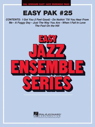 Book cover for Easy Jazz Ensemble Pak 25