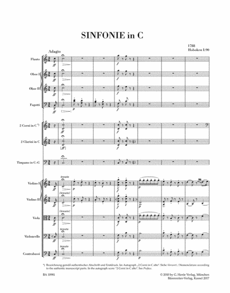 Symphony in C major Hob. I:90