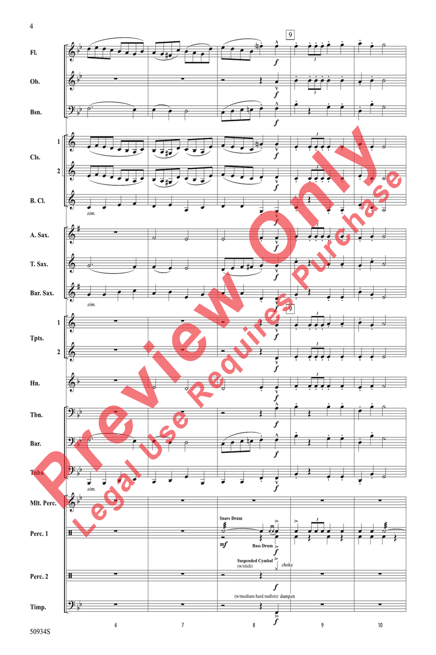 A Nutcracker Assortment Concert Band scores gallery preview page 4
