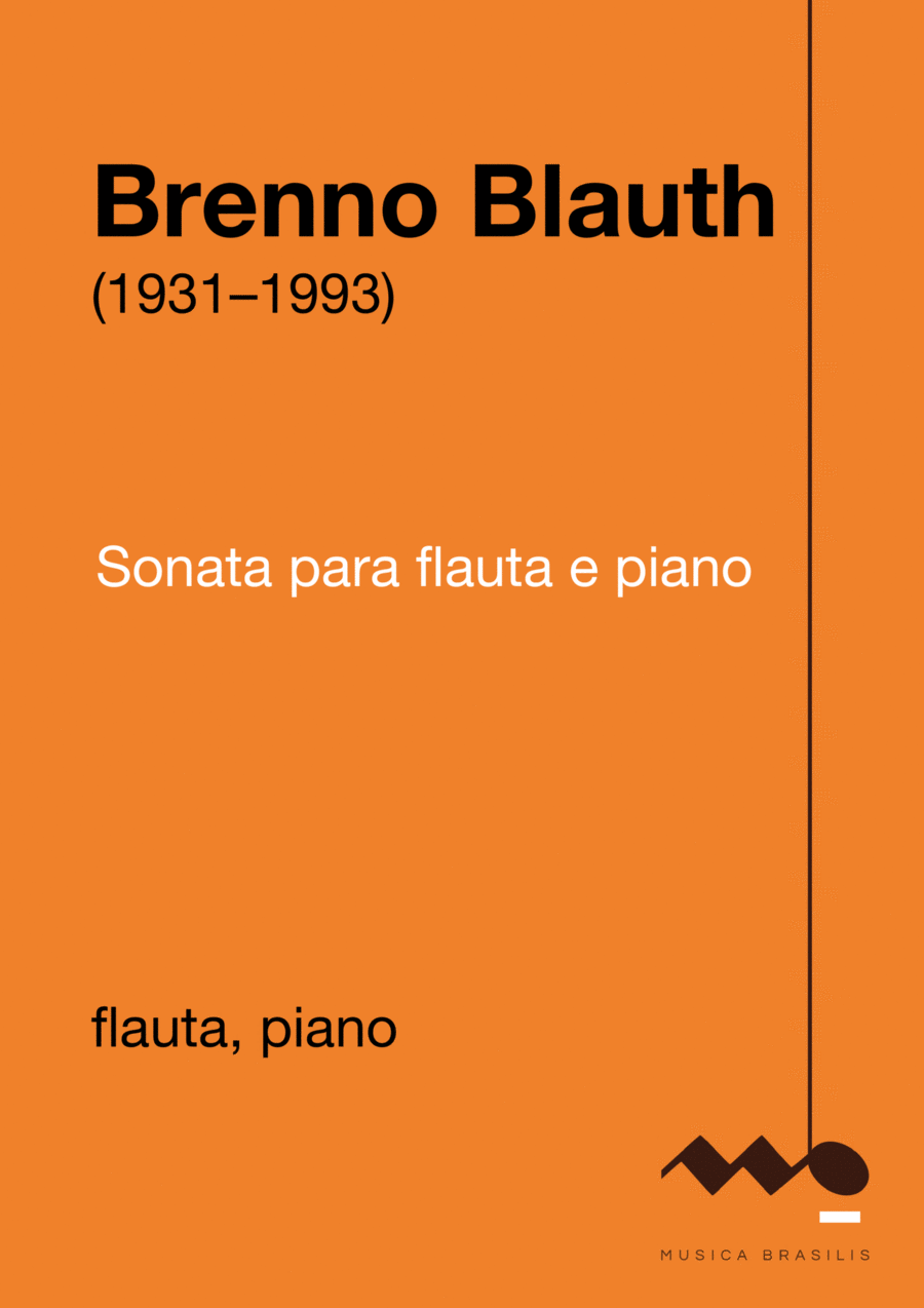 Sonata para flauta e piano Flute Solo scores gallery preview page 1