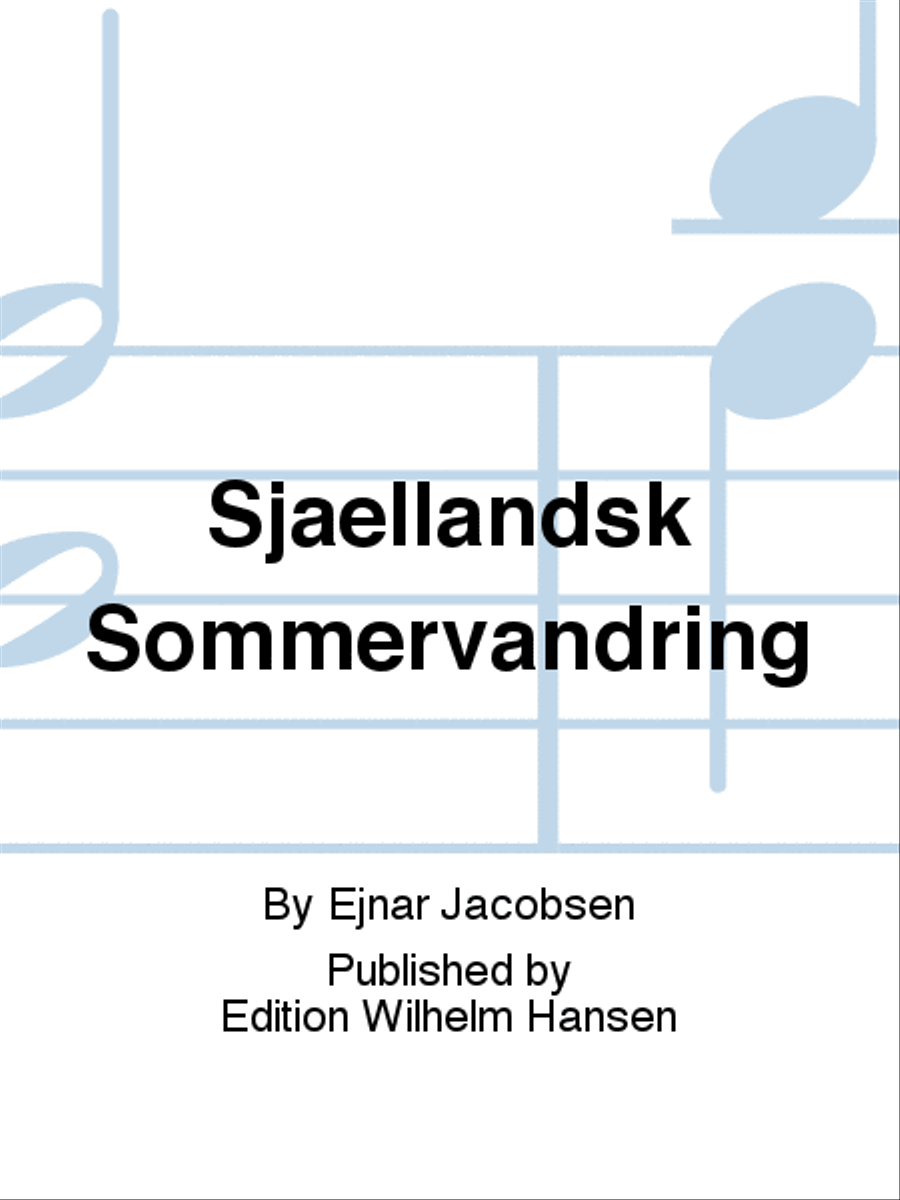 Sjællandsk Sommervandring Choir scores gallery preview page 1