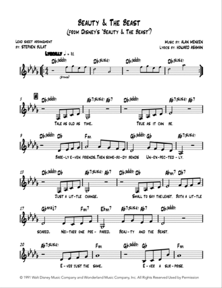 Beauty And The Beast Large Ensemble scores gallery preview page 2