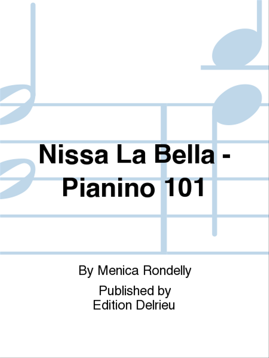 Nissa La Bella - Pianino 101 Piano Solo scores gallery preview page 1