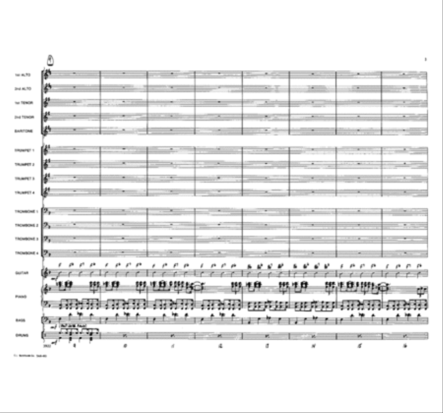 Beale Street Boogie Jazz Ensemble scores gallery preview page 3