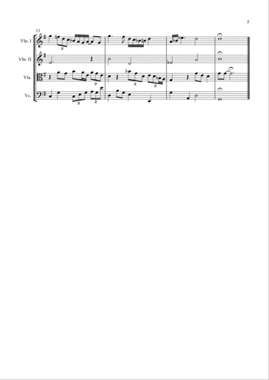 At Last String Quartet scores gallery preview page 5