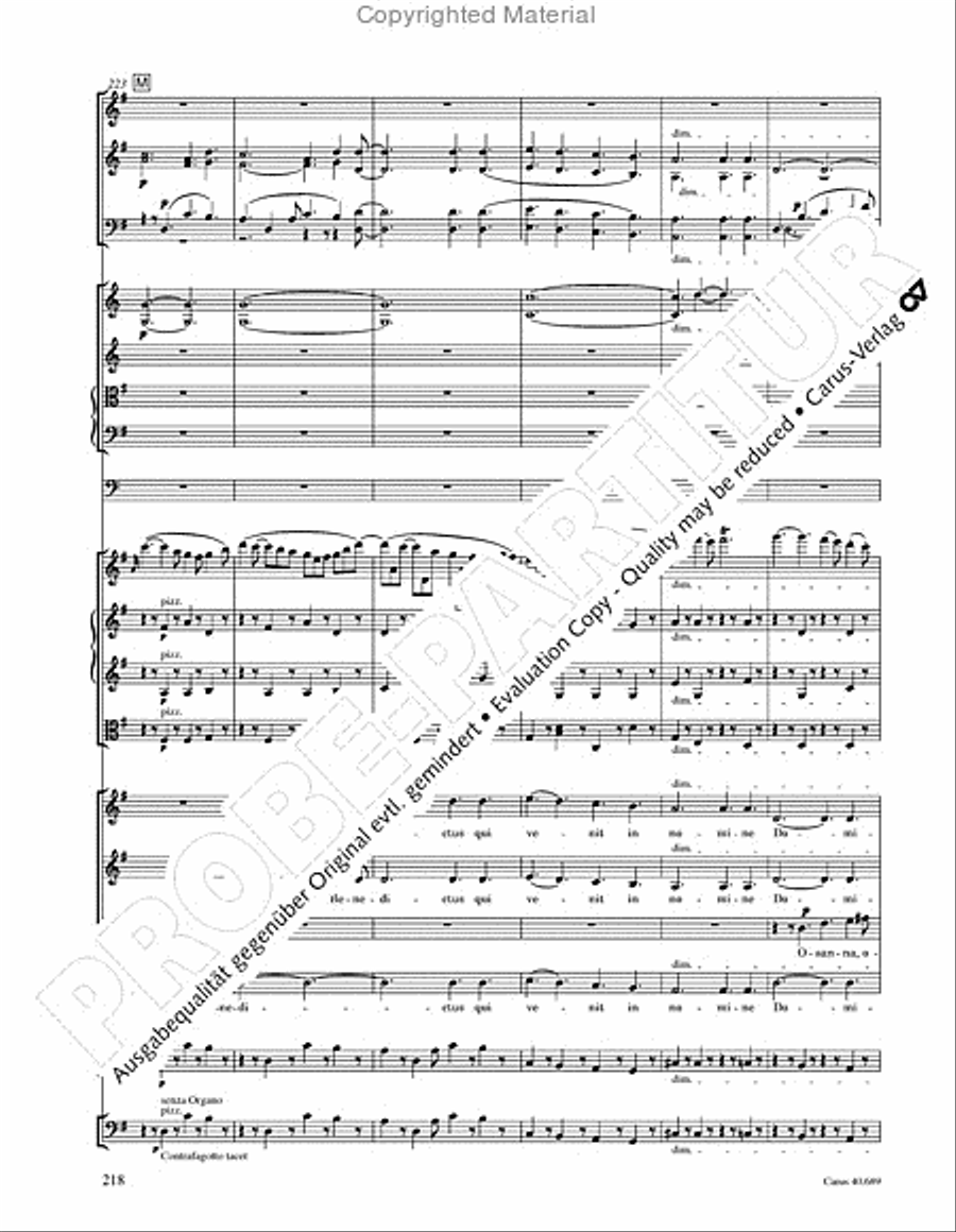 Missa solemnis 4-Part scores gallery preview page 234
