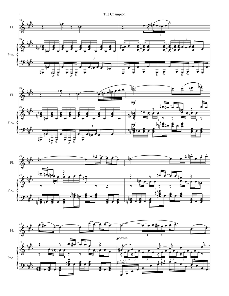 The Champion Flute Solo scores gallery preview page 4