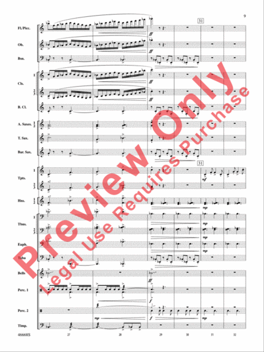 Skydance Concert Band scores gallery preview page 10