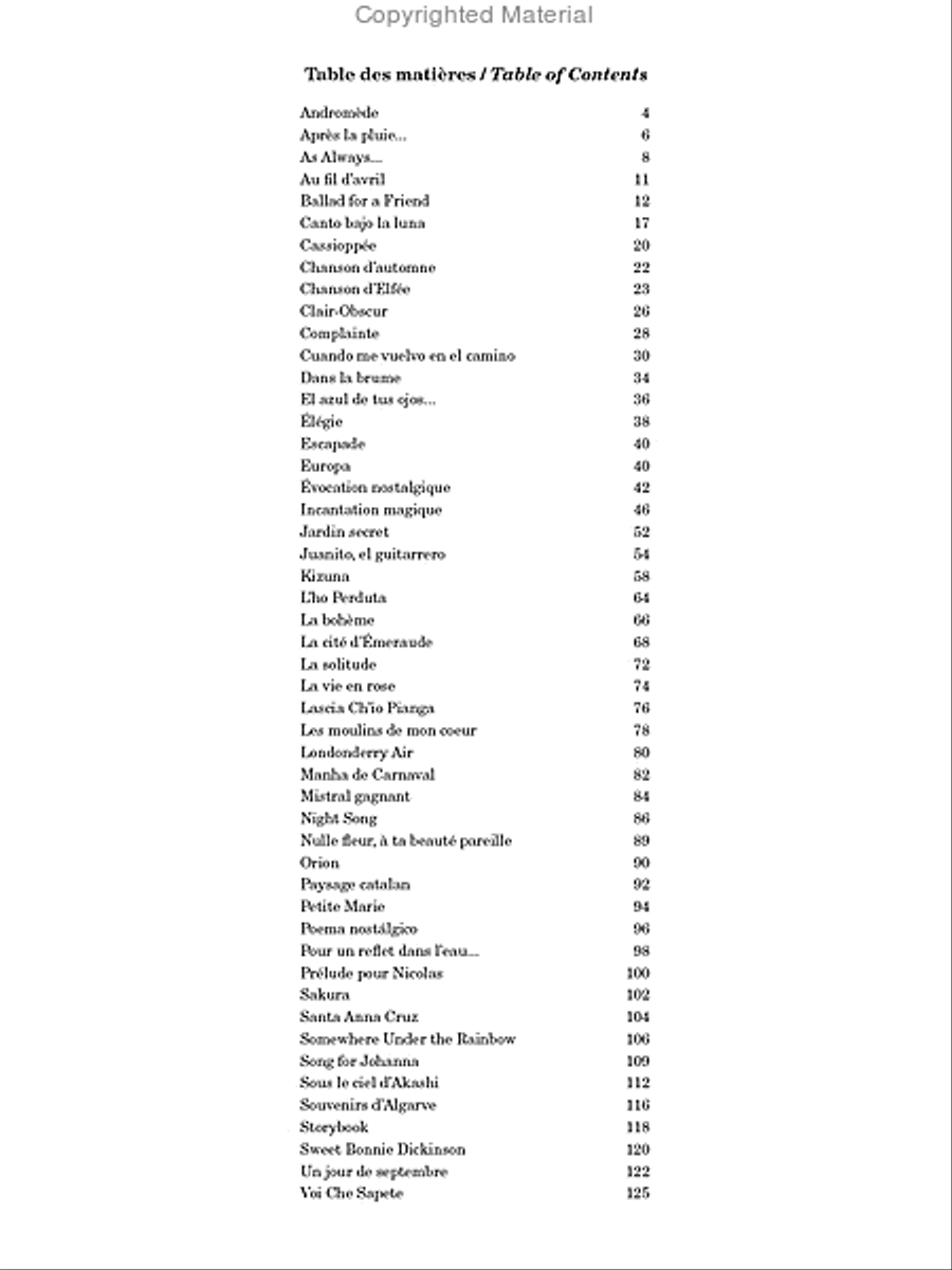 Anthologie Anthologie Classical Guitar scores gallery preview page 2