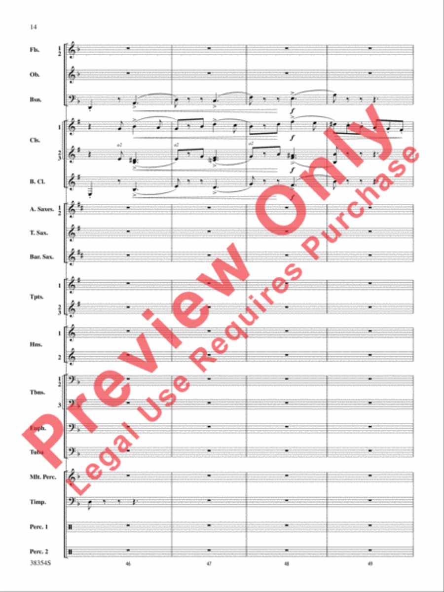 Band-O-Ween Concert Band scores gallery preview page 15