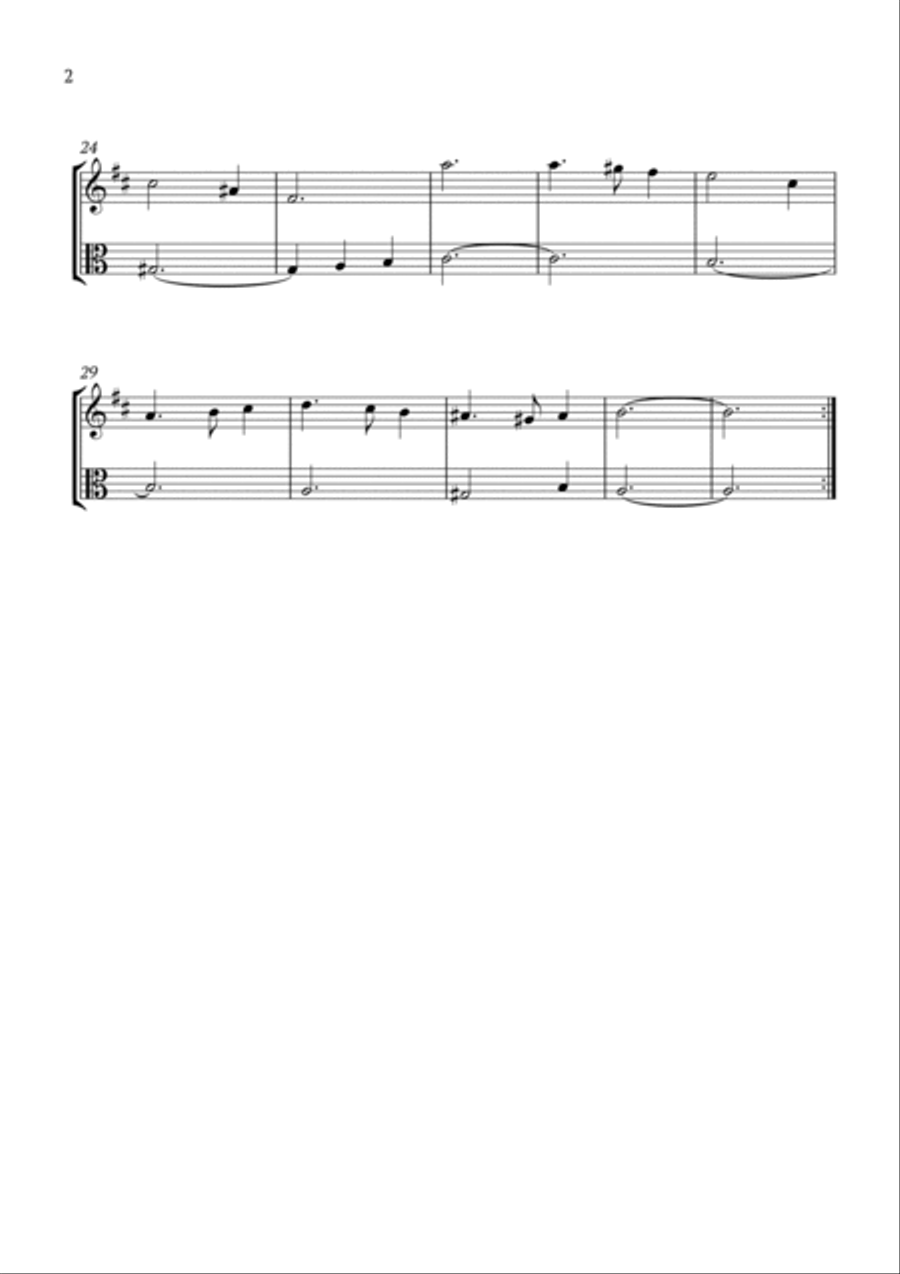 Greensleeves B-Flat Clarinet scores gallery preview page 2