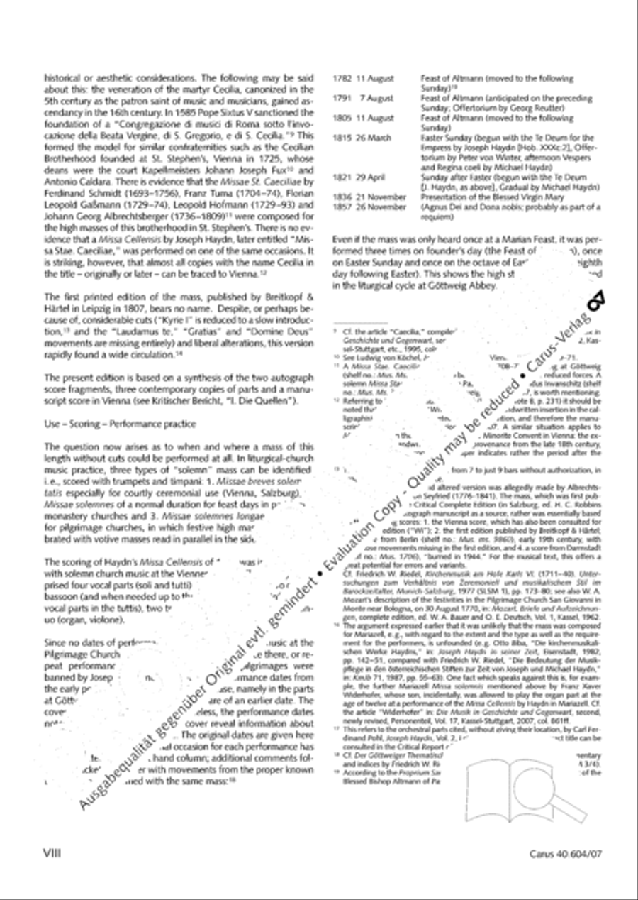 Grosse Mariazeller Messe in C 4-Part scores gallery preview page 9