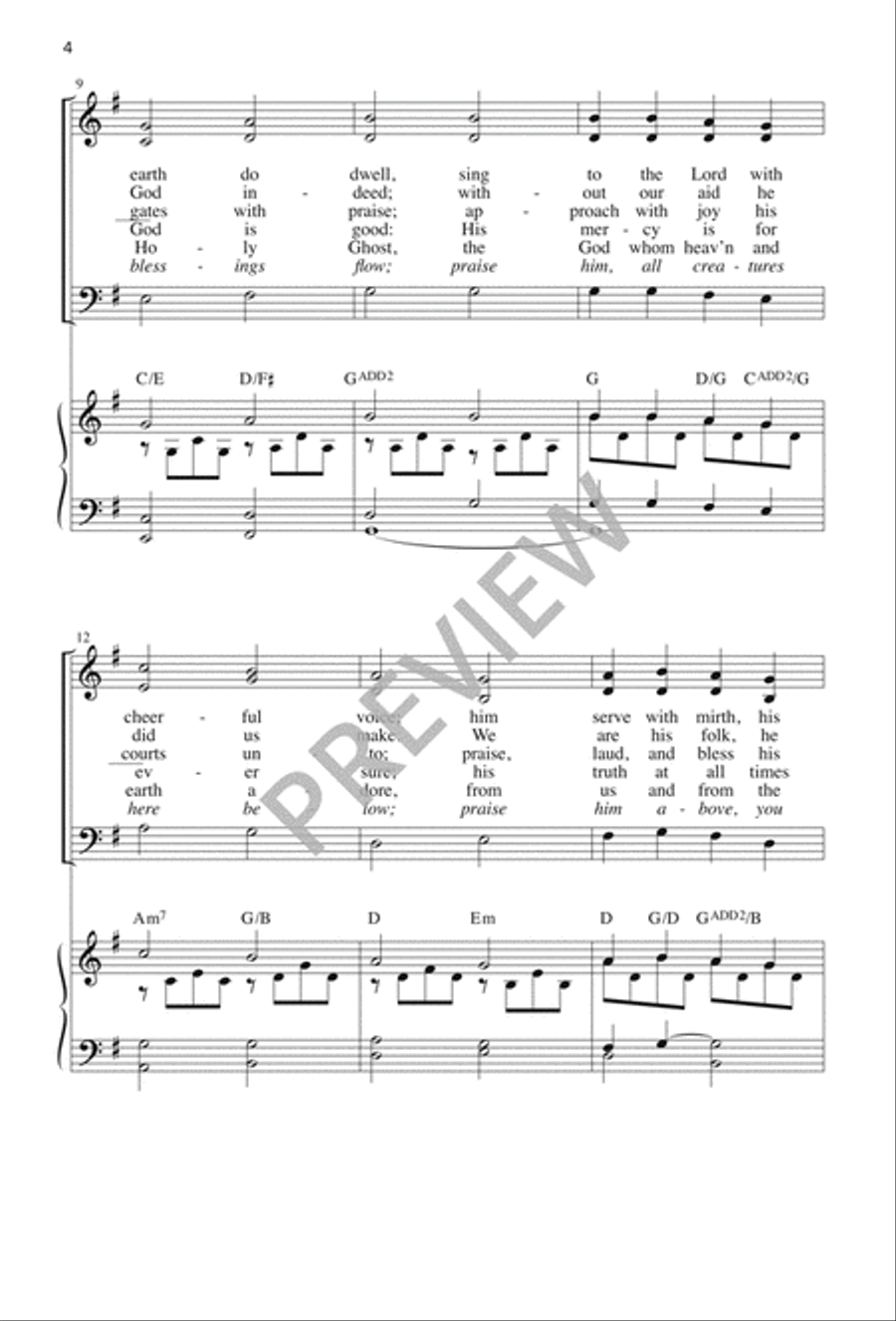 Revival II - Spiral edition Hymn Anthems scores gallery preview page 10