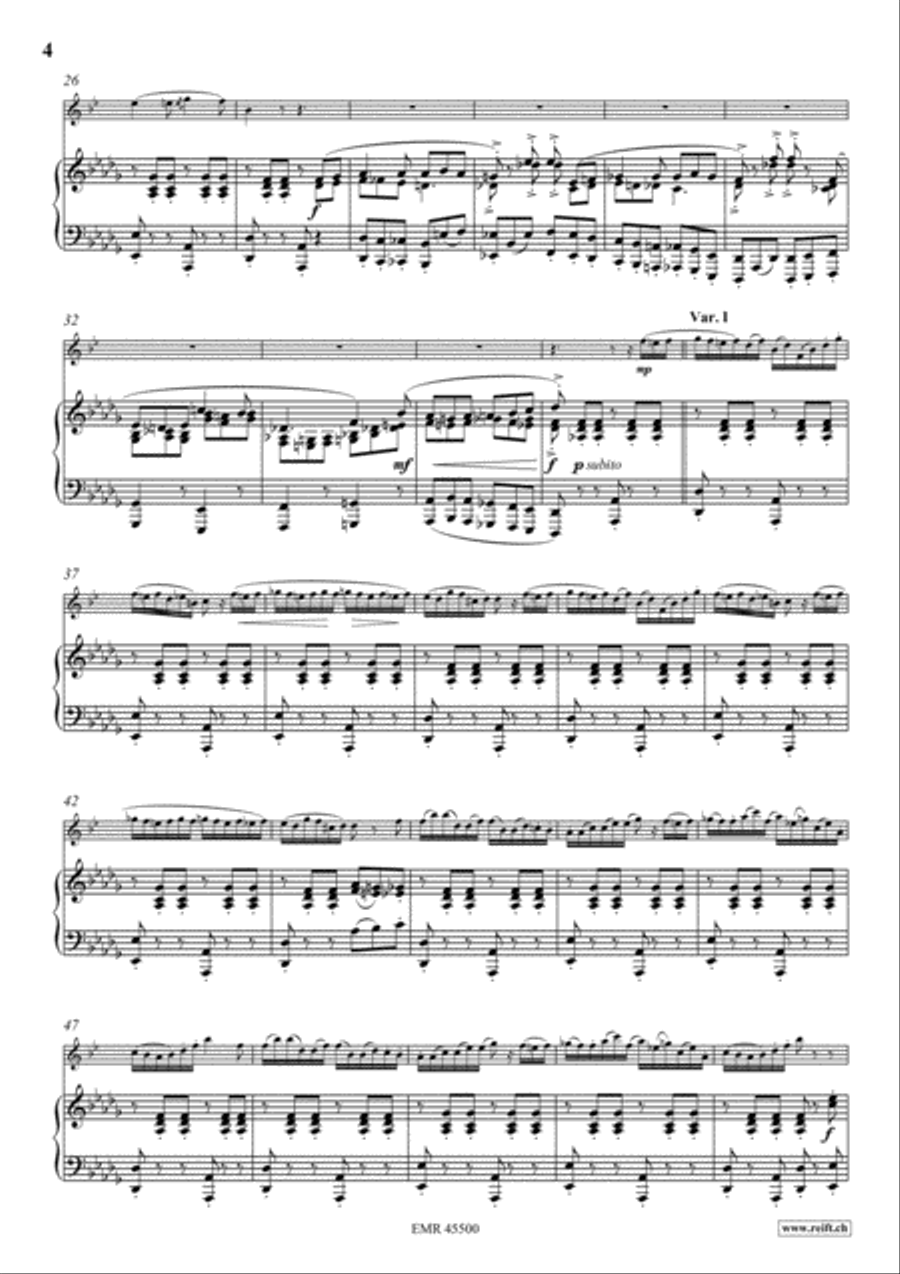 The Carnival Of Venice The Carnival Of Venice Alto Saxophone scores gallery preview page 5