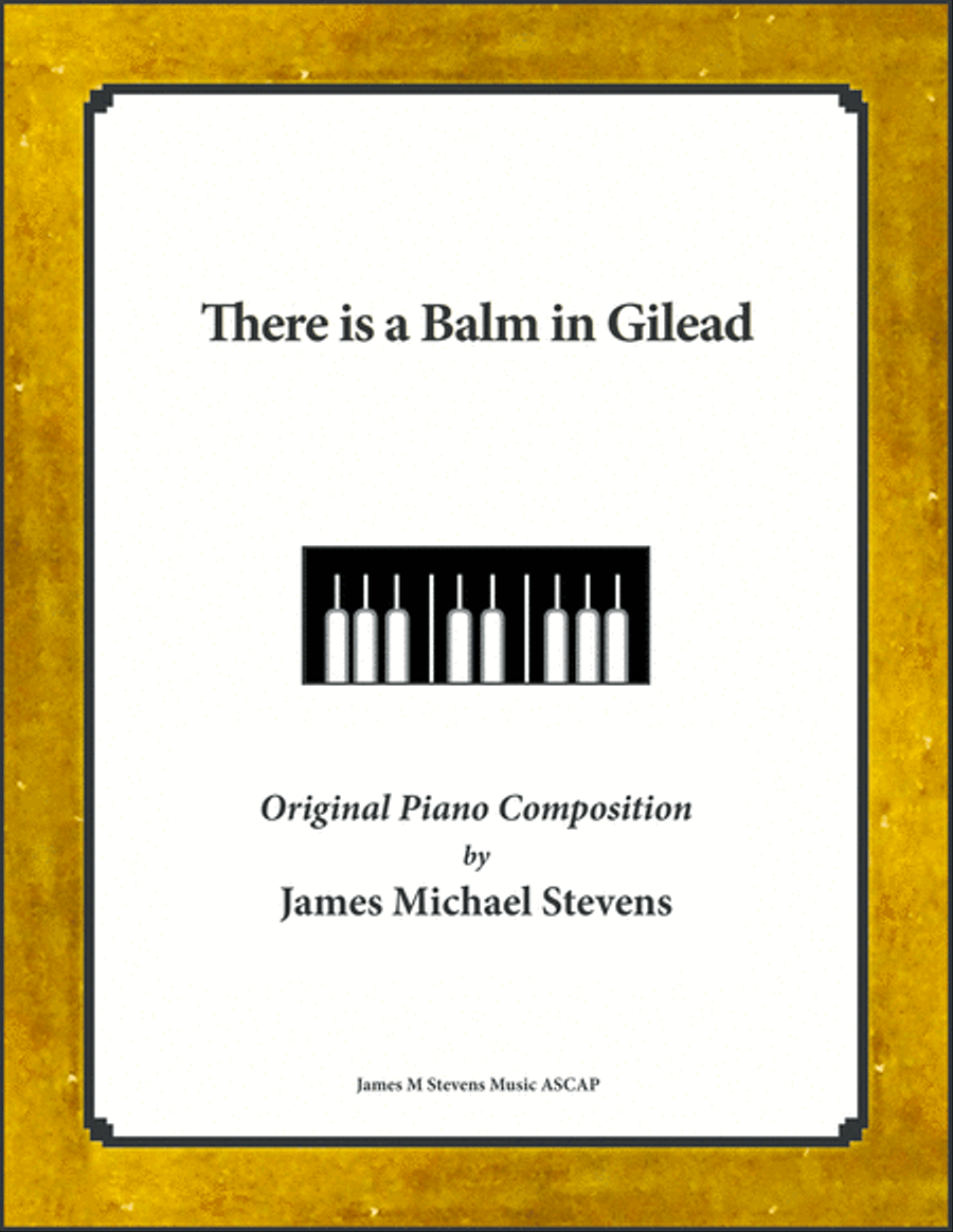 There is a Balm in Gilead (Sacred Piano) Piano Solo scores gallery preview page 1