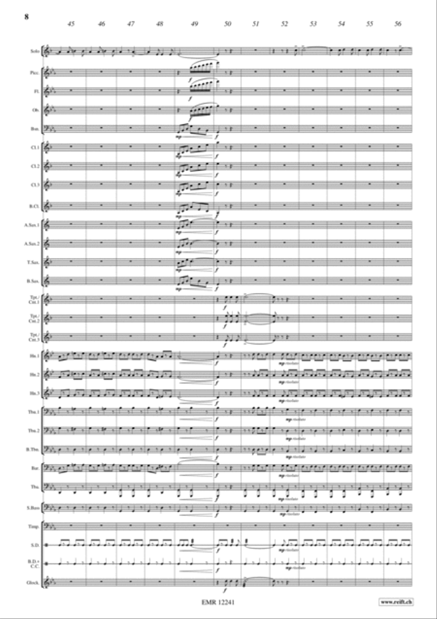 Napoli Concert Band scores gallery preview page 8