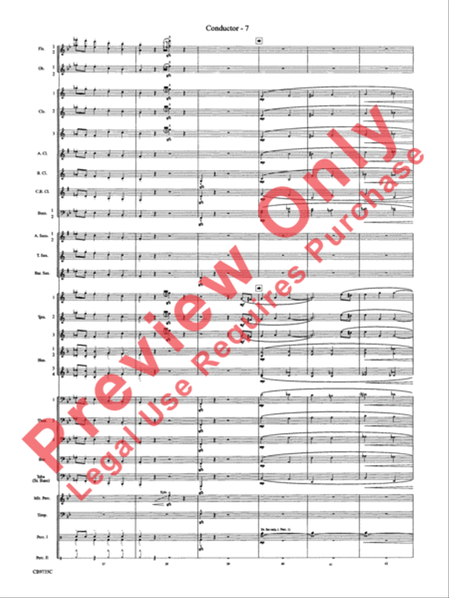 Strike Up the Band Concert Band scores gallery preview page 10