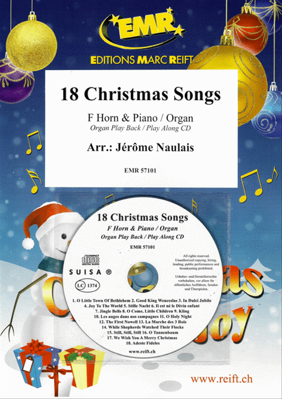18 Christmas Songs 18 Christmas Songs Horn scores gallery preview page 1