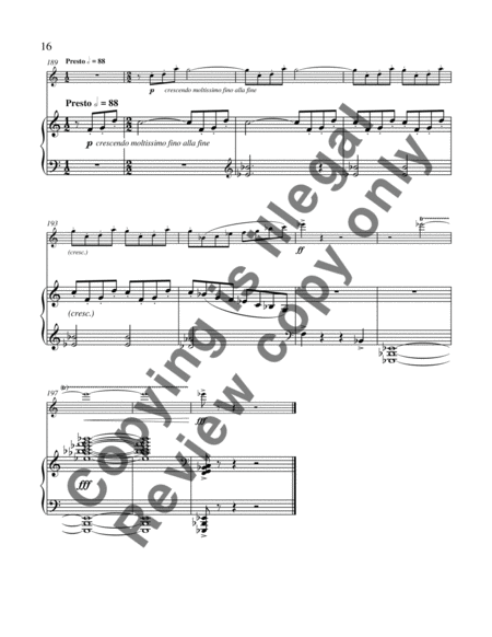 Sonata for Flute and Piano (Score & part)