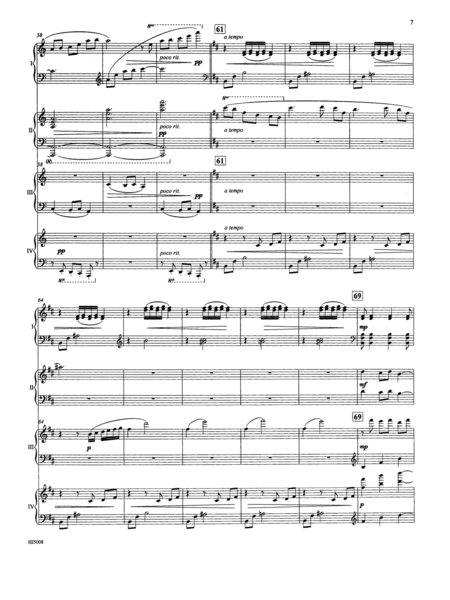 Ukrainian Bell Carol (Piano Quartet - Four Pianos) - Piano/Score