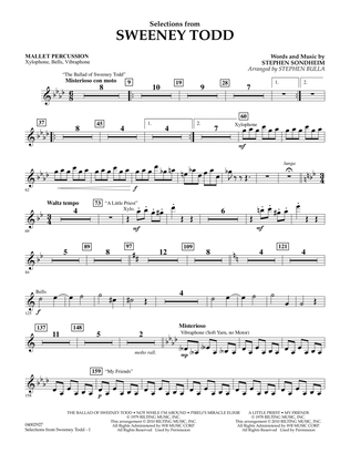 Selections from Sweeney Todd (arr. Stephen Bulla) - Mallet Percussion