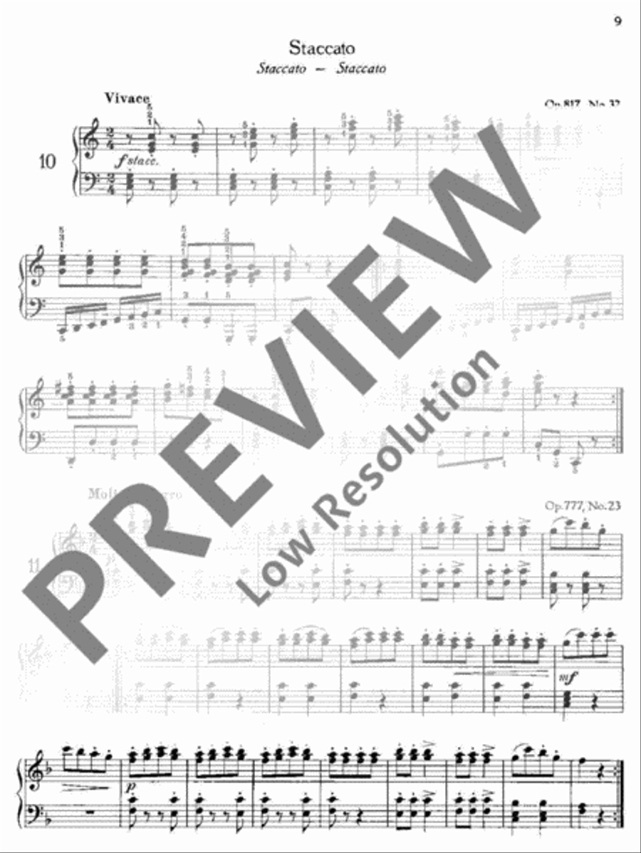 The practical Czerny Piano Solo scores gallery preview page 10