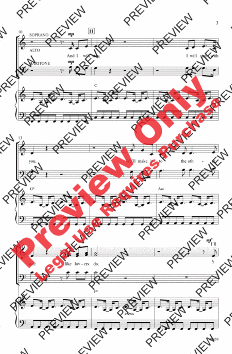 Don't Give Up on Me 3-Part scores gallery preview page 3