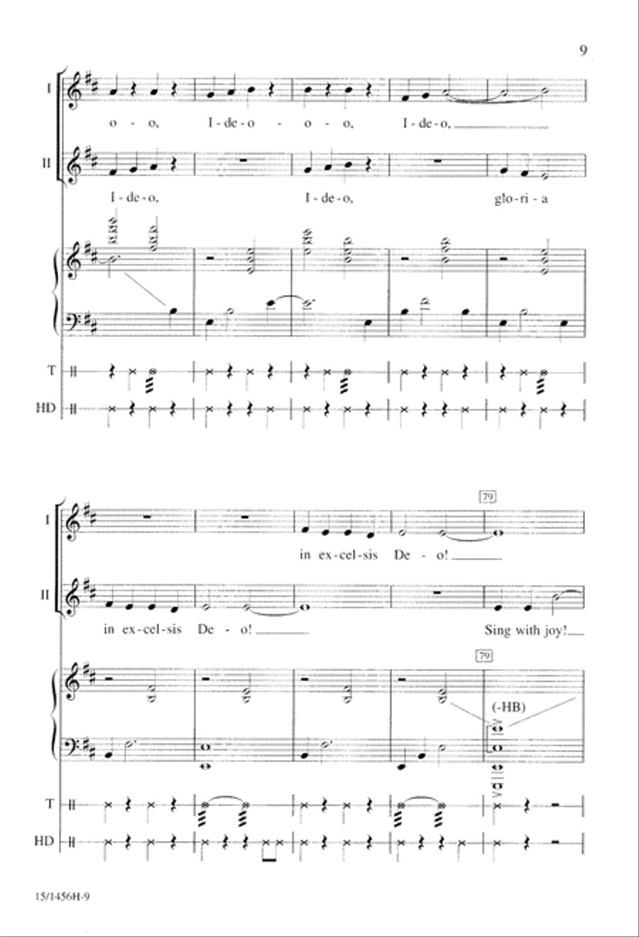 Sing With Joy, Sing Noel 2-Part scores gallery preview page 9
