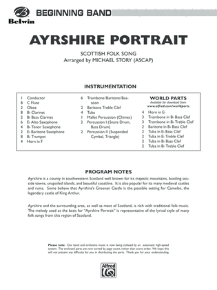 Book cover for Ayrshire Portrait: Score