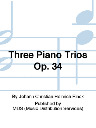 Three Piano Trios op. 34