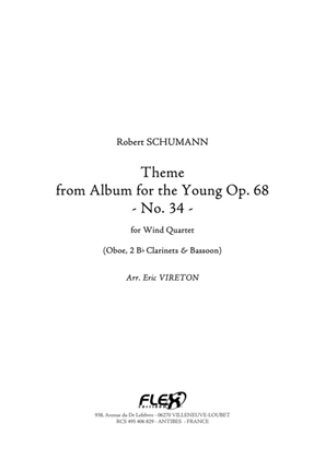 Theme from Album for the Young Opus 68 No. 34