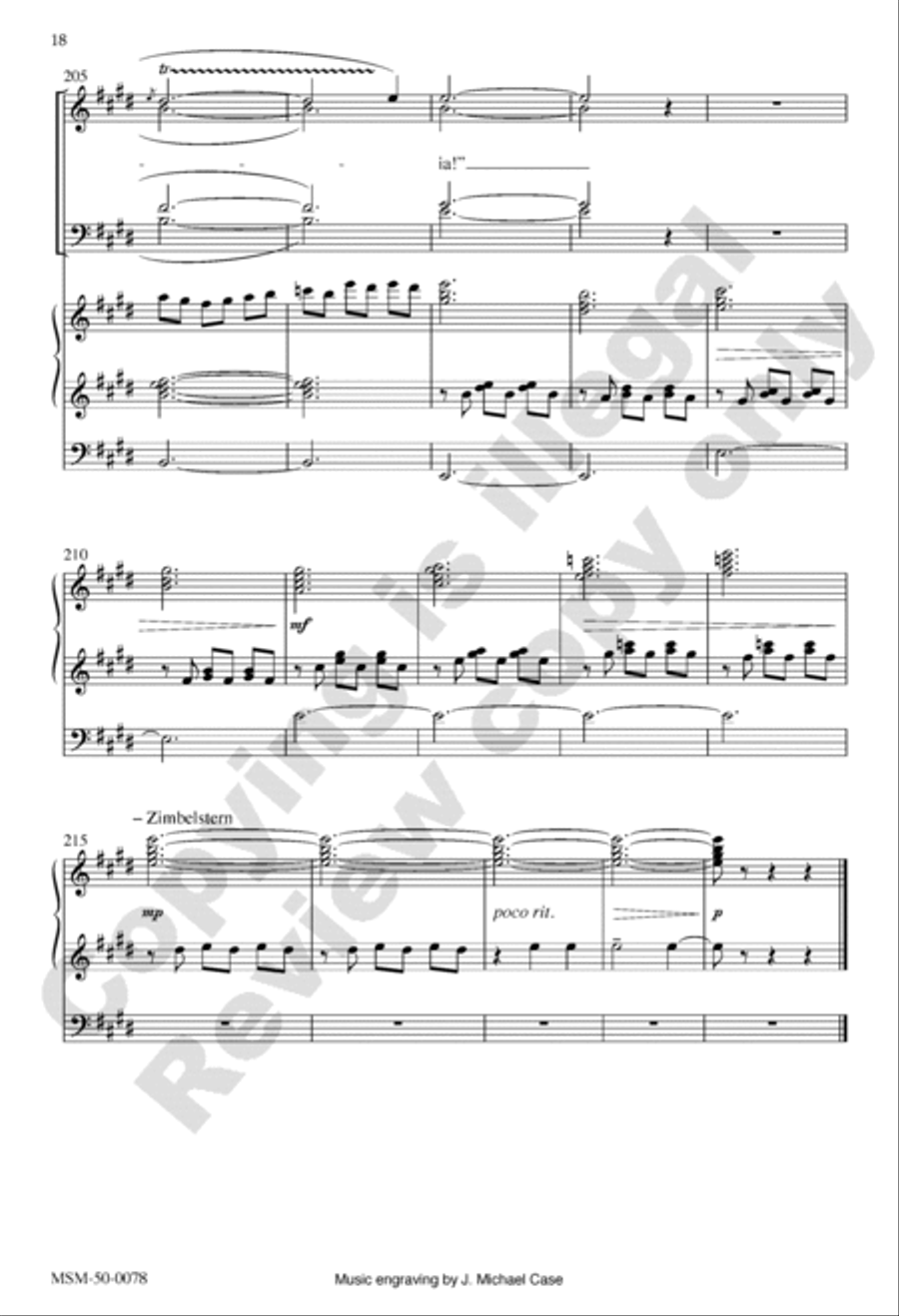 Come, Great Love Come, Great Love 4-Part scores gallery preview page 17
