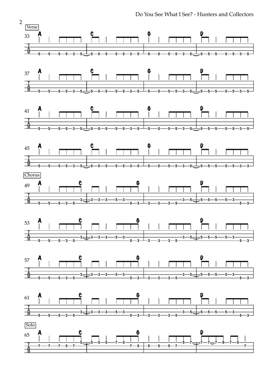 Do You See What I See Acoustic Guitar scores gallery preview page 2