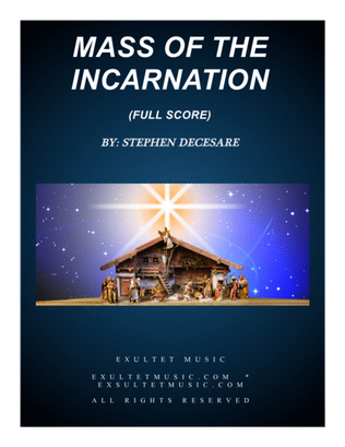 Book cover for Mass of the Incarnation (Full Score)