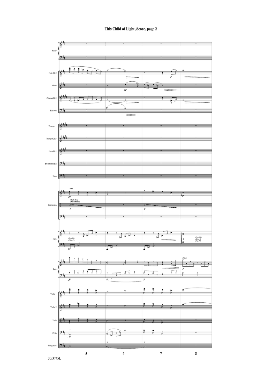 This Child of Light - Orchestral Score and Parts (Digital Download) Full Orchestra scores gallery preview page 3