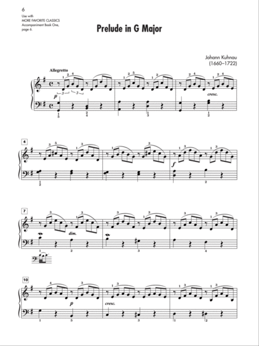 More Favorite Classics, Book 1 Piano Solo scores gallery preview page 2