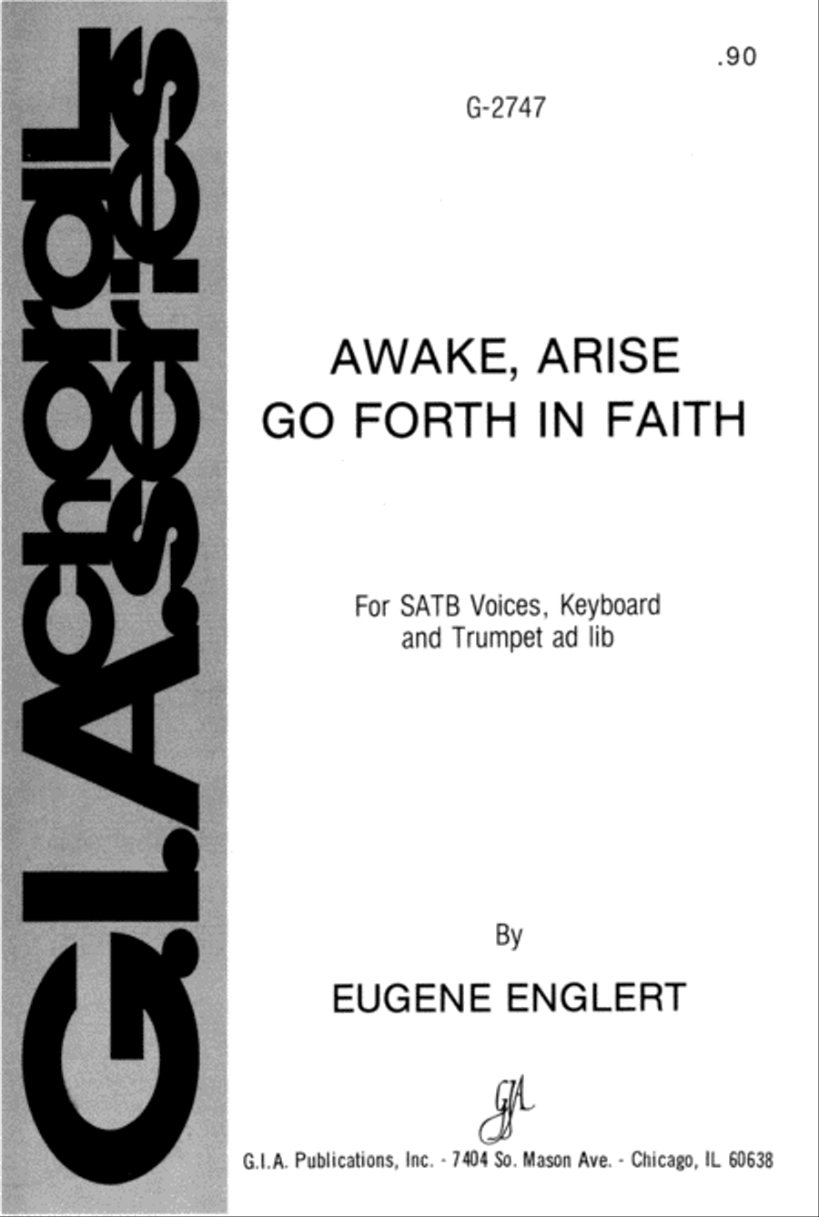 Awake, Arise, Go Forth in Faith 4-Part scores gallery preview page 1