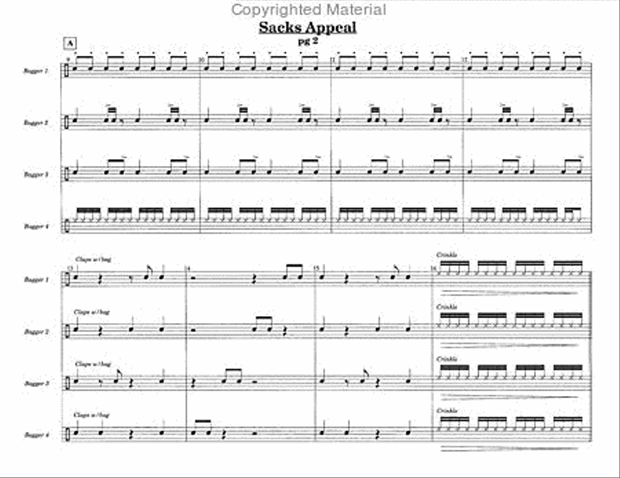Sacks Appeal Percussion Ensemble scores gallery preview page 3