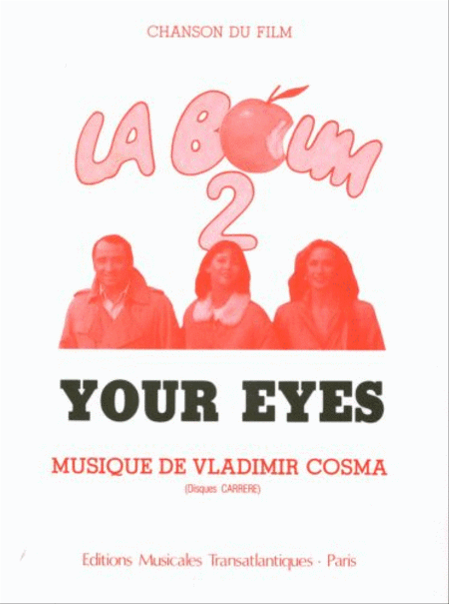 Your Eyes - La Boum 2, chant et piano Piano scores gallery preview page 1