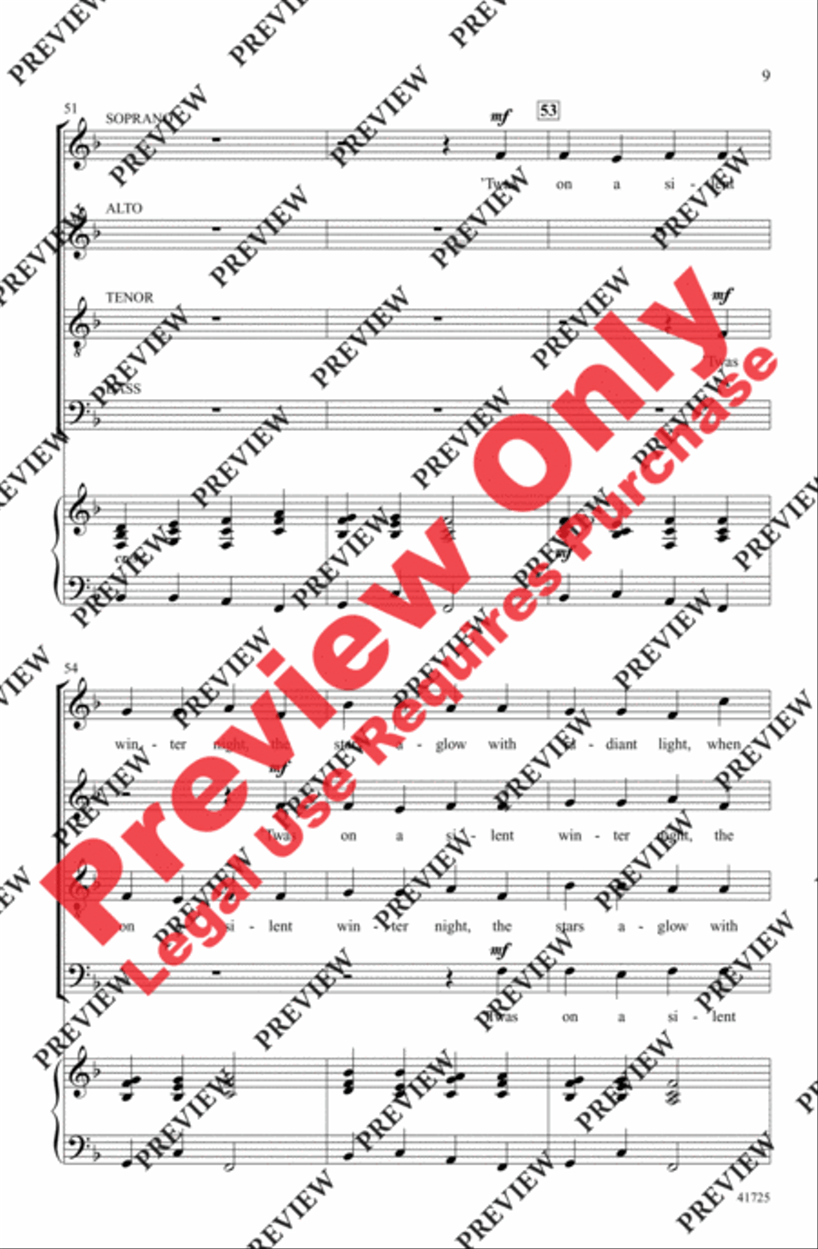 Winter Canon - SoundTrax CD (CD only) Choir scores gallery preview page 9