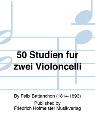 Book cover for 50 Studien fur zwei Violoncelli
