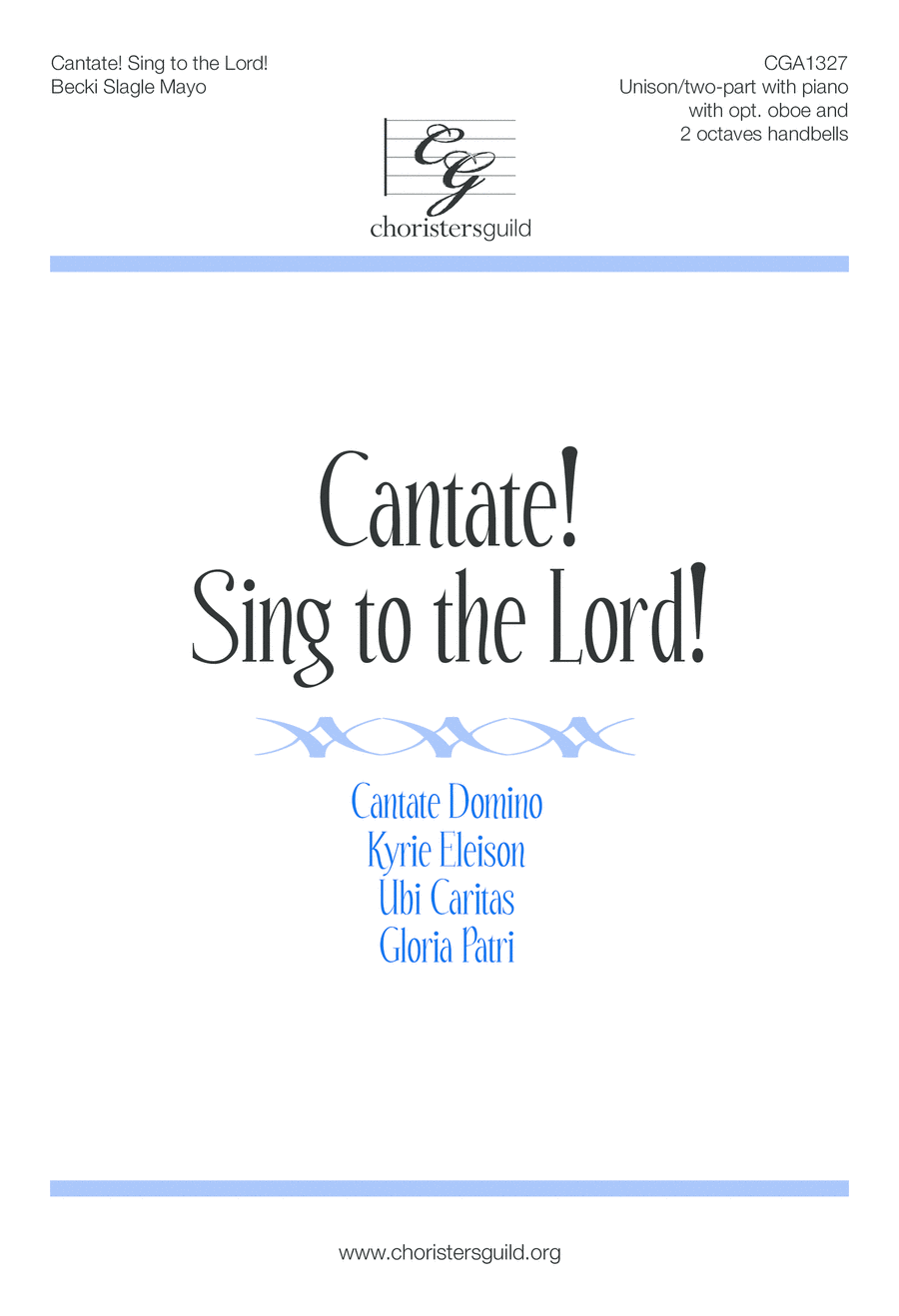 Cantate! Sing to the Lord! Choir scores gallery preview page 1