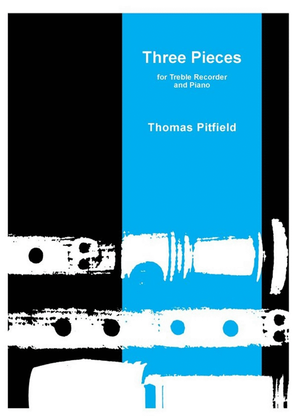 Book cover for Three Pieces for Treble Recorder