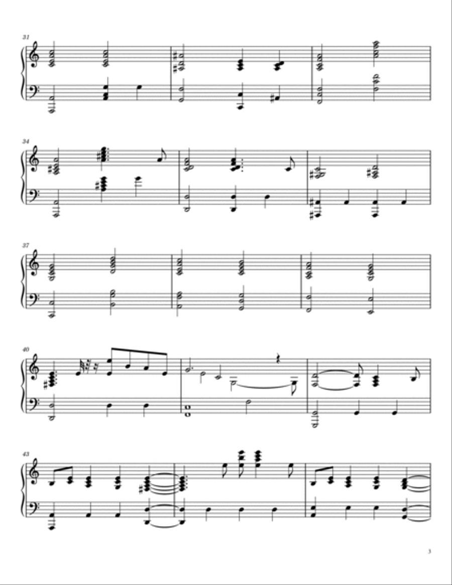 New York State Of Mind New York State Of Mind Piano Solo scores gallery preview page 3