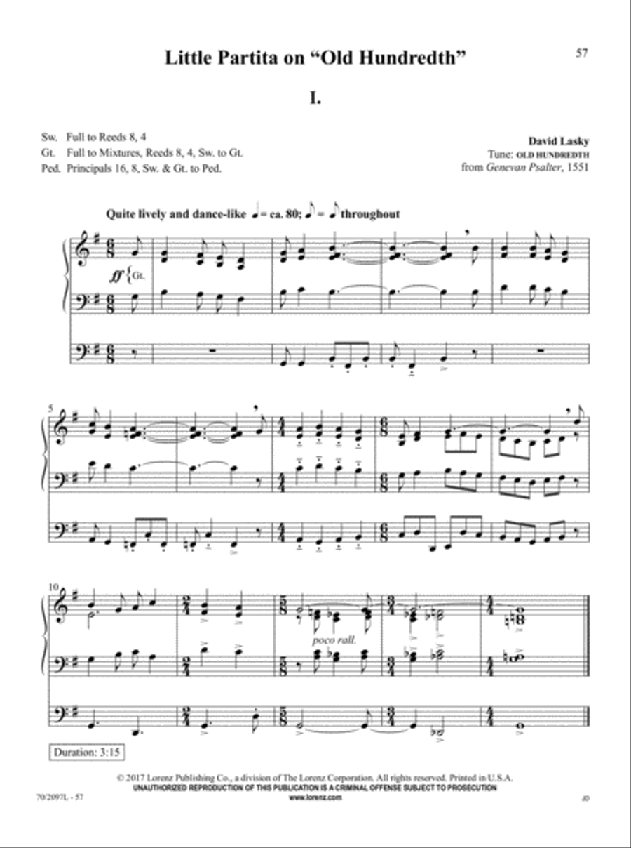 The Sacred Organ Library, Vol. 3 Organ Solo scores gallery preview page 17
