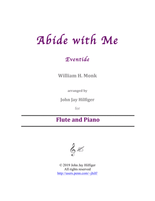 Abide with Me for Flute and Piano