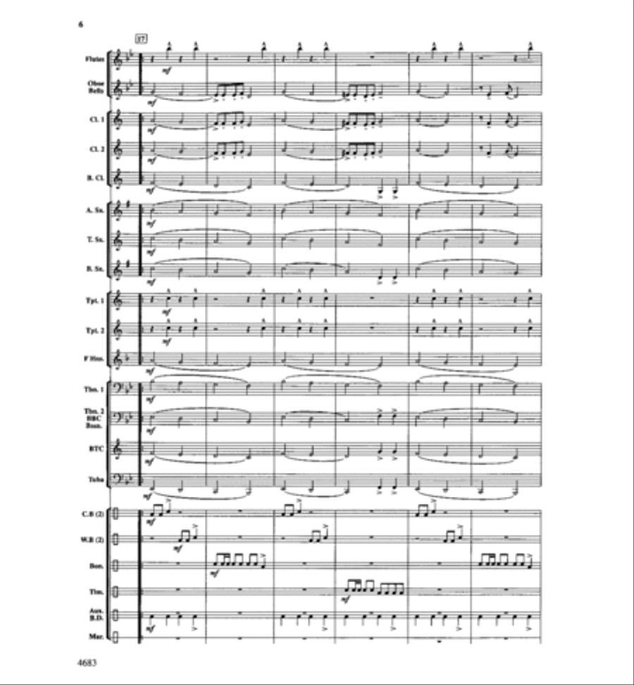 When the Koalas Do the Conga With the Kangaroos Concert Band scores gallery preview page 5